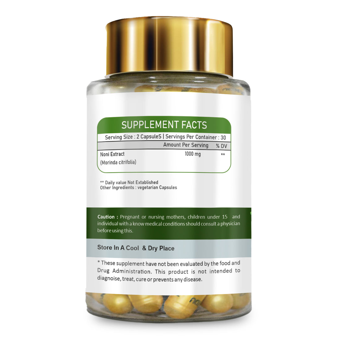 Vedavay Noni Extract – Ayurvedic Immunity & Detox Support (60 Capsules)